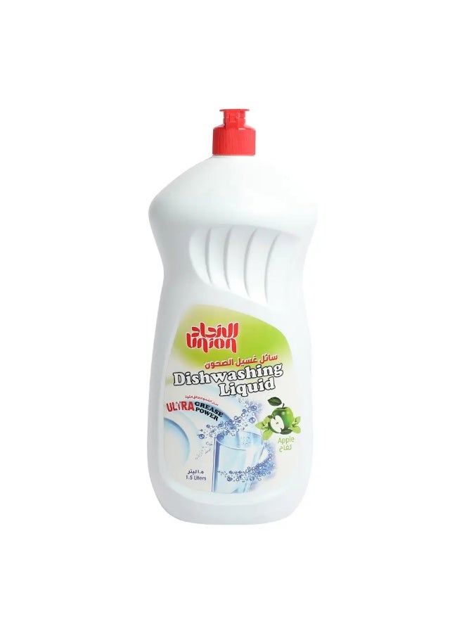 Union Ultra Grease Power Apple Dishwashing Liquid 1.5 Ltr